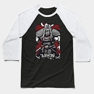 Norse Valor Viking Warrior Scandinavian Baseball T-Shirt